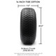 MODZ® 14" Reaper Chrome Wheels & Street Tires Combo