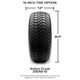 MODZ® 10" Matrix Matte Bronze Wheels & Street Tires Combo