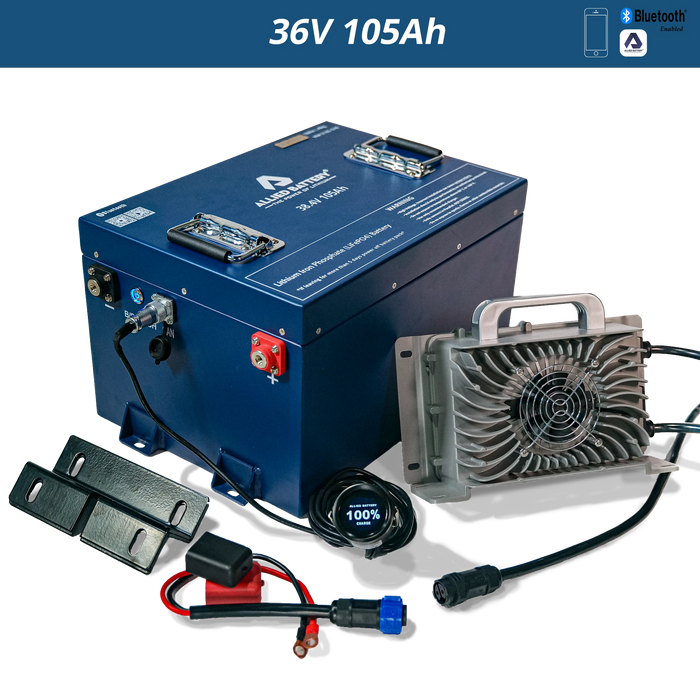 Allied Battery Lithium 36V 105Ah LiFePO4 Bundle