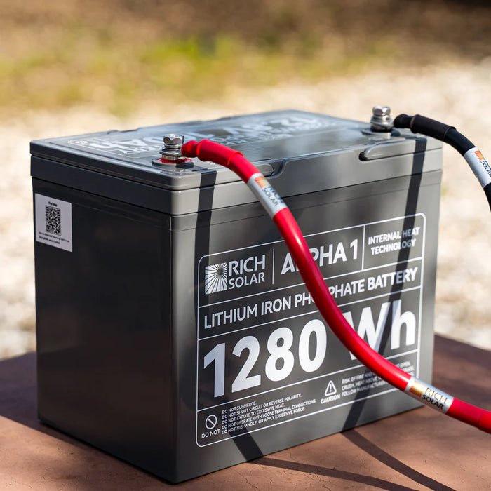 Rich Solar Alpha 1 - 12V 100Ah LiFePO4 Battery