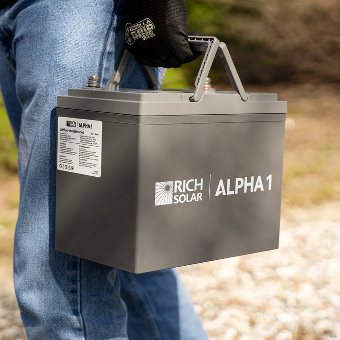 Rich Solar Alpha 1 - 12V 100Ah LiFePO4 Battery
