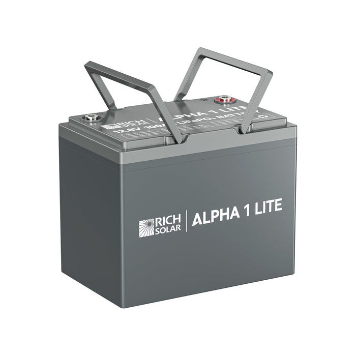 Rich Solar Alpha 1 Lite - 12V 100Ah LiFePO4 Battery