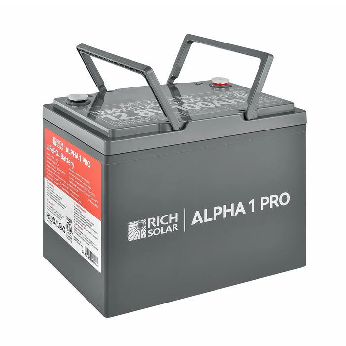 Rich Solar Alpha 1 Pro - 12V 100Ah LiFePO4 Battery