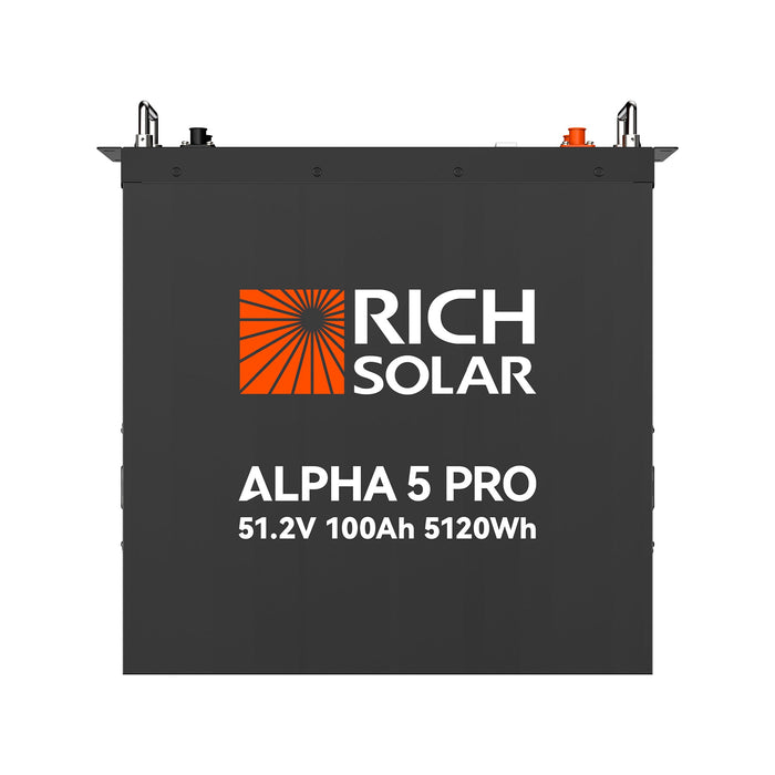 Rich Solar Alpha 5 Pro - 51.2V 100Ah LiFePO4 Battery