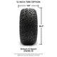 MODZ 12" Galaxy Matte Black Wheels & Street Tires Combo