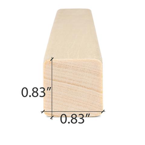 Prosaunas Aspen 1x1 (21mm x 21mm) S4SEE SHP Sauna Wood