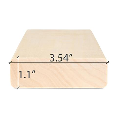 Prosaunas Aspen 2x4 (28mm x 90mm) S4SEE SHP Sauna Wood