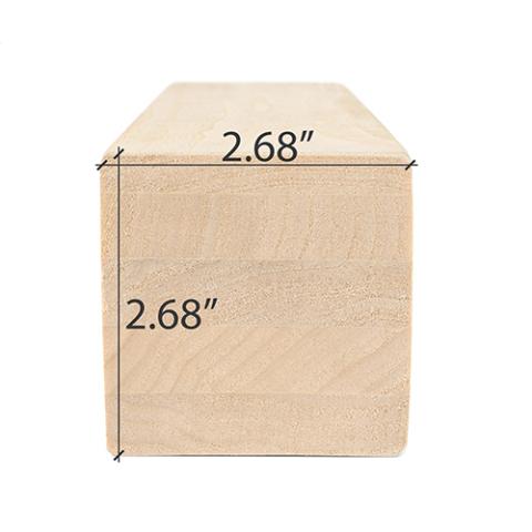 Prosaunas Aspen 3x3 (68mm x 68mm) S4SEE SHP Sauna Wood