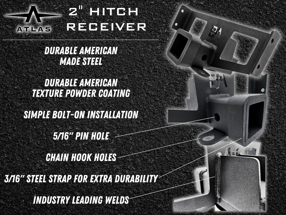 Atlas 2' Hitch Receiver