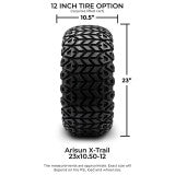 MODZ® 12" Halo Chrome Wheels & Off-Road Tires Combo