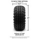 MODZ® 12" Matrix Glossy Black with Ball Mill Wheels & Off-Road Tires Combo