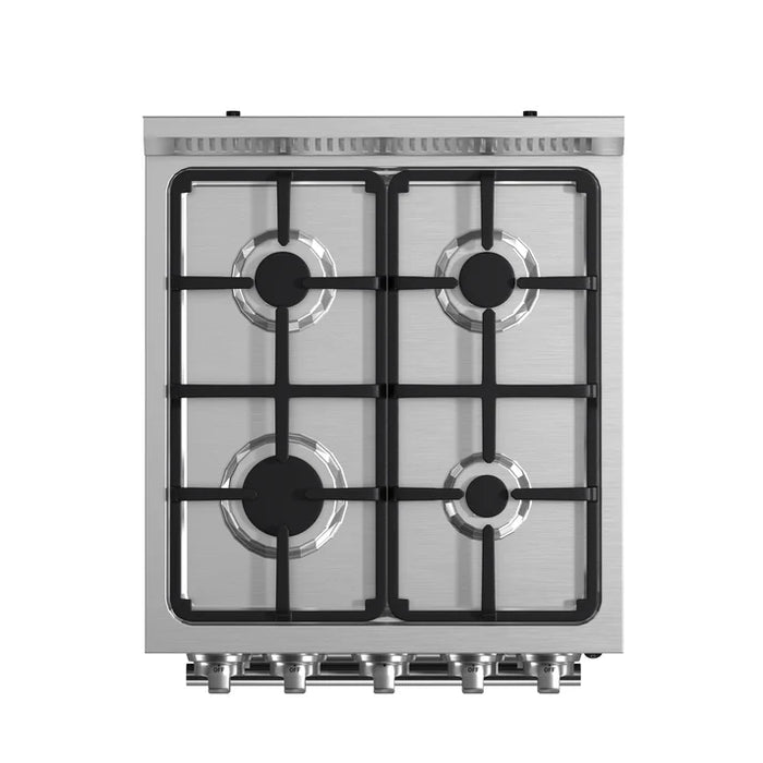 Forno Lamazze 20" 2.05 cu. ft. Freestanding Gas Range with 4 Sealed Burners – Stainless Steel, Black, or White (FFSGS6265-20)