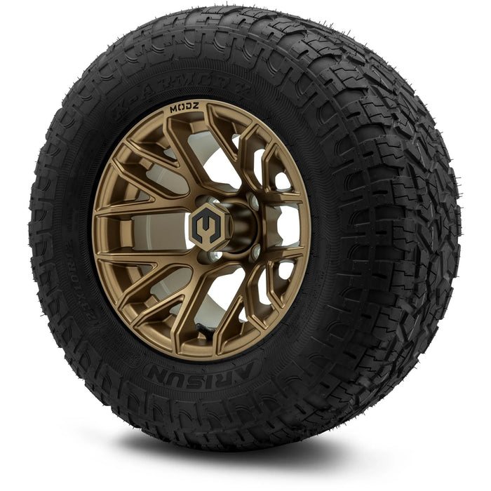 MODZ® 12" Matrix Matte Bronze Wheels & Off-Road Tires Combo