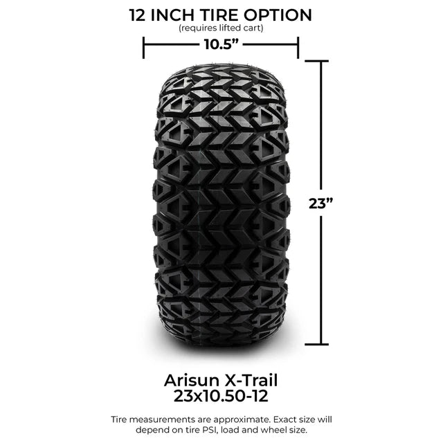MODZ® 12" Matrix Matte Bronze Wheels & Off-Road Tires Combo
