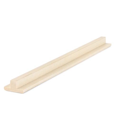 Prosaunas Aspen 1x2 (17mm x 32mm) T-Moulding Sauna Wood, T-Moulding