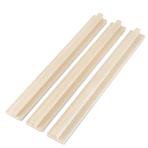 Prosaunas Aspen 1x2 (17mm x 32mm) T-Moulding Sauna Wood, T-Moulding
