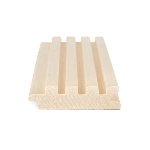 Prosaunas Aspen Groove-S 1x3 (15mm x 60mm) T&G Sauna Wood