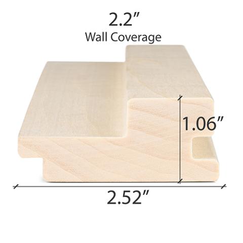 Prosaunas Aspen Grace™ 2x3 (27mm x 64mm) T&G Sauna Wood