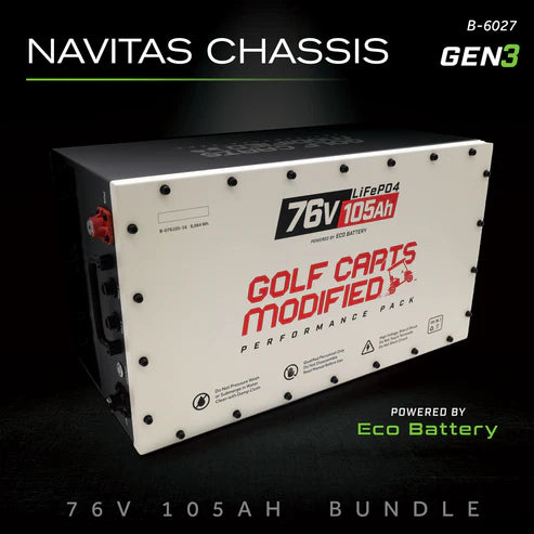 Eco Battery 76V 105AH Battery Bundle / Navitas Chassis