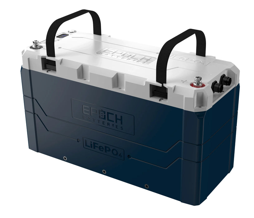 Epoch Batteries 12V 460Ah LiFePO4 Battery | Group 8D Size, IP67, Heated, Bluetooth & Victron Comms