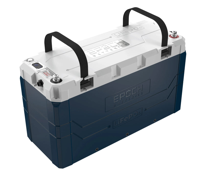 Epoch Batteries 12V 460Ah LiFePO4 Battery | Group 8D Size, IP67, Heated, Bluetooth & Victron Comms