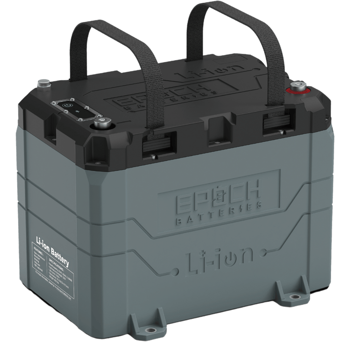 Epoch Batteries 24V 50Ah | Marine Battery | Lithium Trolling Motor Battery | Heated & Bluetooth | LiFePO4 Battery