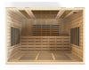 Dynamic saunas - Bergamo 4-person Low EMF (Under 8MG) FAR Infrared Sauna (Canadian Hemlock)