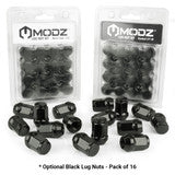 MODZ® 10" Ambush Glossy Black Wheels & Street Tires Combo - Set of 4