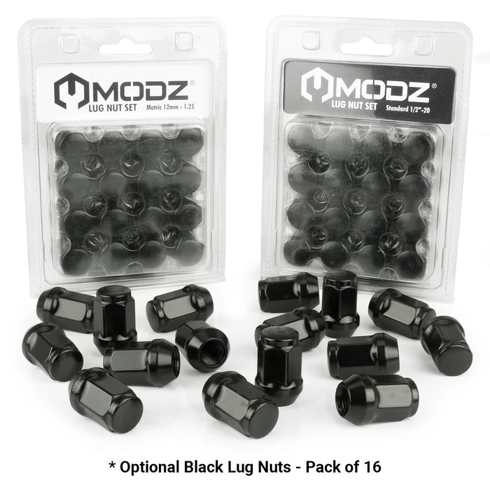 MODZ 14" Renegade Glossy Black with Ball Mill Wheels & Street Tires Combo