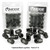 MODZ® 12" Mauler Blue and Black with Ball Mill Wheels & Off-Road Tires Combo
