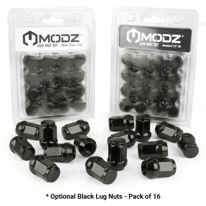 MODZ® 12" Galaxy Machined Black Wheels & Off-Road Tires Combo