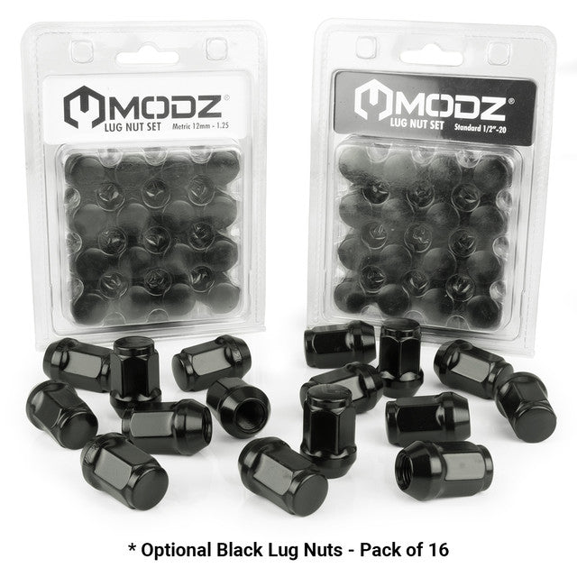 MODZ® 12" Galaxy Machined Black Wheels & Street Tires Combo