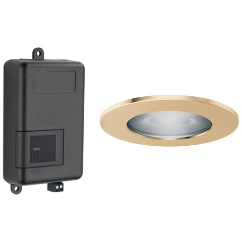 Brizo Mystix™ Chromatherapy System Package - Mystix™ Chromatherapy Module, Light Fixture, and Finished Trim Ring