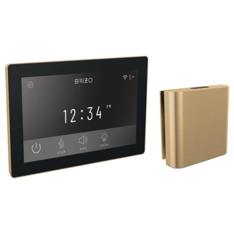 Brizo Mystix™ Transcendent Experience Digital + Square Steam Head