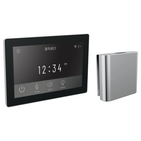 Brizo Mystix™ Transcendent Experience Digital + Square Steam Head
