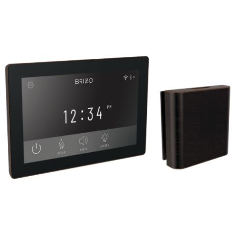 Brizo Mystix™ Transcendent Experience Digital + Square Steam Head