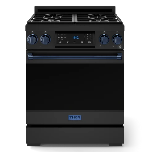 Thor Kitchen Gordon Ramsay Series 30" 4.55 cu. ft. Professional Propane Gas Range with Tilt Panel Touch Control, RSG30LP
