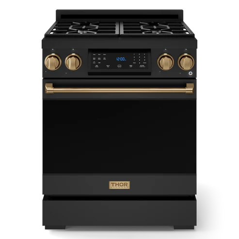 Thor Kitchen Gordon Ramsay Series 30" 4.55 cu. ft. Professional Propane Gas Range with Tilt Panel Touch Control, RSG30LP