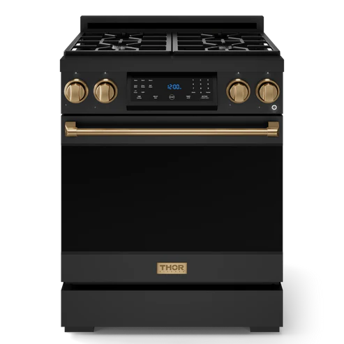 Thor Kitchen Gordon Ramsay Series 30" 4.55 cu. ft. Professional Natural Gas Range with Tilt Panel Touch Control, RSG30
