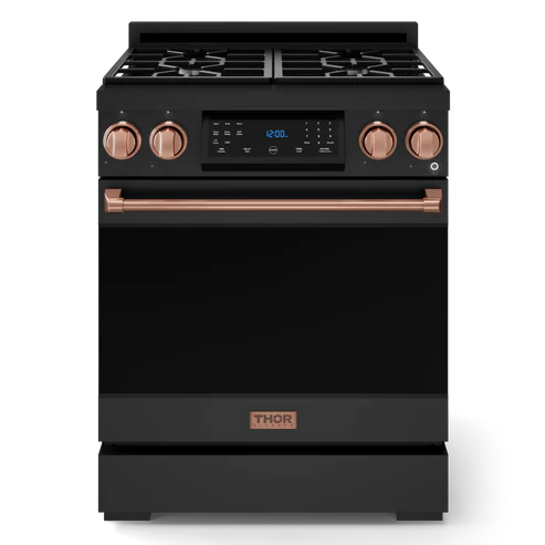 Thor Kitchen Gordon Ramsay Series 30" 4.55 cu. ft. Professional Propane Gas Range with Tilt Panel Touch Control, RSG30LP
