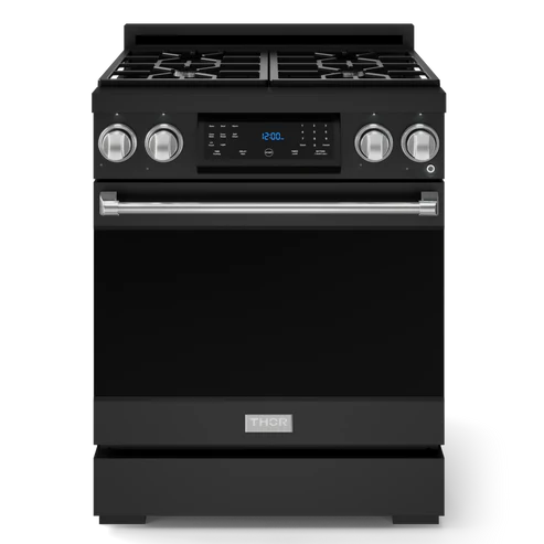 Thor Kitchen Gordon Ramsay Series 30" 4.55 cu. ft. Professional Propane Gas Range with Tilt Panel Touch Control, RSG30LP