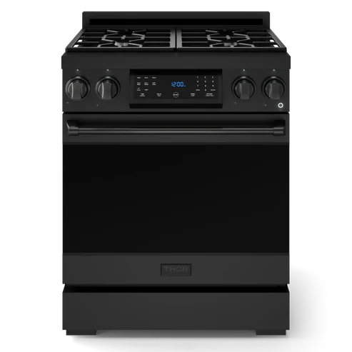 Thor Kitchen Gordon Ramsay Series 30" 4.55 cu. ft. Professional Propane Gas Range with Tilt Panel Touch Control, RSG30LP