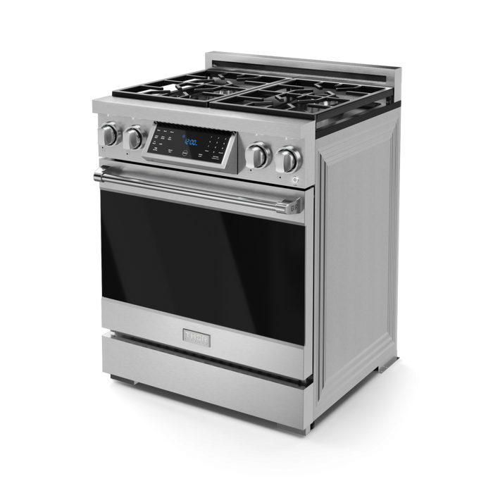 Thor Kitchen Gordon Ramsay Series 30" 4.55 cu. ft. Professional Natural Gas Range with Tilt Panel Touch Control, RSG30