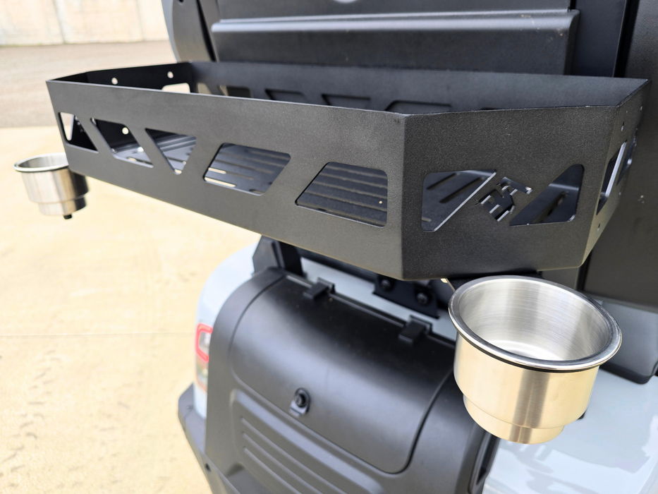 Dual Stainless Cupholders (BA CartRack™ Attachment)