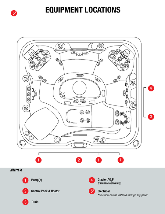 Canadian Spa Alberta 6-Person 55-Jet Hot Tub (KH-10148)