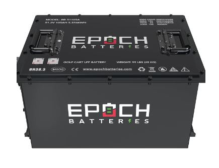 Epoch Batteries 48V 105Ah LiMax Series Lithium (LiFePO4) Golf Cart Bat ...
