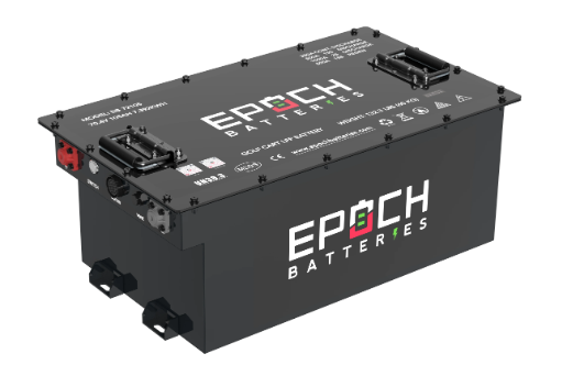 Epoch Batteries 70.4V (72V) 105Ah Lithium LiFePO4 Golf Cart Battery - Complete Kit