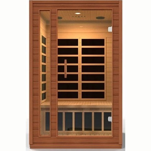 Dynamic saunas - Cordoba 2-person Low EMF (Under 8MG) FAR Infrared Sauna (Canadian Hemlock)