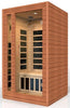 Dynamic saunas - Cordoba 2-person Low EMF (Under 8MG) FAR Infrared Sauna (Canadian Hemlock)
