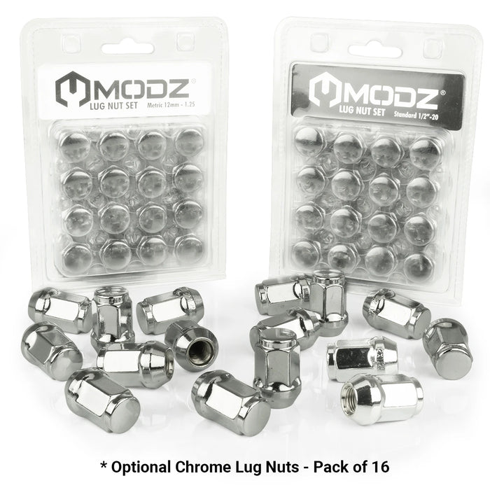 MODZ 14" Matrix Machined Black Wheels & Off-Road Tires Combo